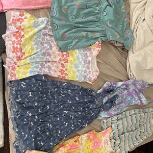 Bundle of girl dresses sizes S (6/7) and M (7/8)